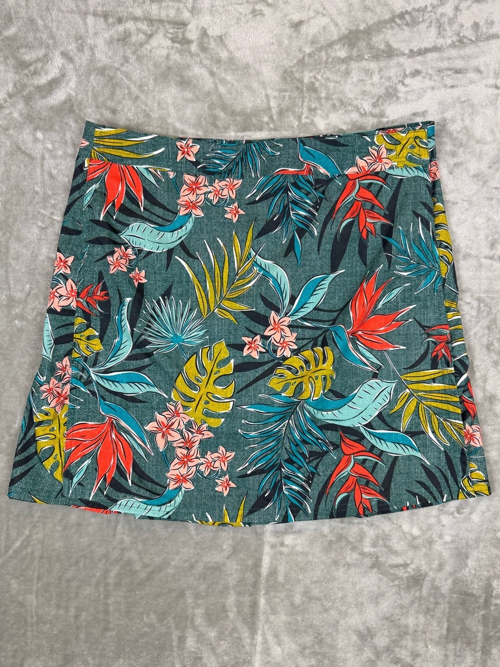 Ripskirt Hawaii Tropical Print Wrap Skirt Swim Coverup Pocket Large Beach